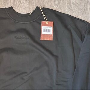 Mitchell & Ness | Black Script Crewneck Sweatshirt | Size M - NWT!